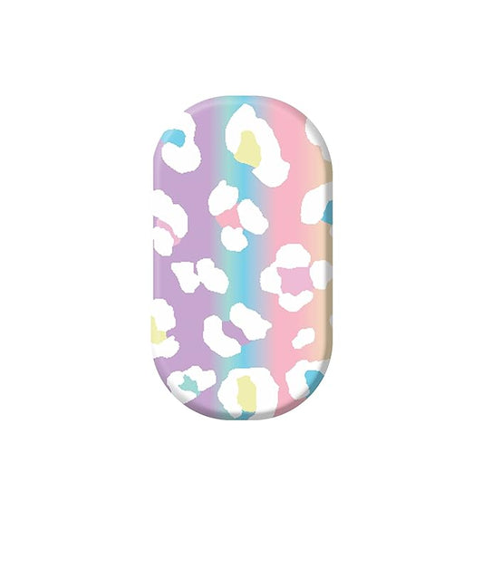 Minx Nails, Smitten Kitten,Purple Orange Blue White, Nail Wrap