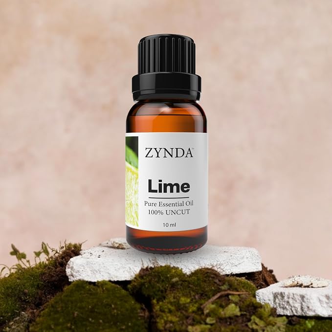Lime Essential Oil 10ml – 100% Pure and Natural Lime Oil for Aromatherapy, and Skin Care – Premium Grade Essential Oils Diffuser, Massage, Body & Meditation