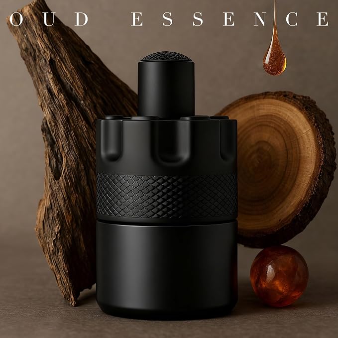 AFLUXE AZURA NOIR-INTENSE Long-Lasting Cologne for Men | Fresh Citrus & Woody Scent | Eau de Toilette 100ml Spray | Day to Night Fragrance