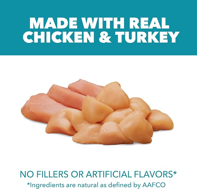 IAMS Proactive Health Indoor Dry Cat Food, Chicken & Turkey, 7 lb | Vet-recommended, Real Chicken #1 Ingredient, Proprietary Fiber Blend, Prebiotics for Healthy Digestion, Hairball Control