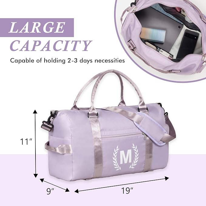 Gym & Sports Duffle Bag, Black, T Size, Polyester, Water Resistant, 5 Compartments, Zipper Closure, Web Handle, Fixed Strap, Perfect for Gym, Sports, Travel & Everyday Use