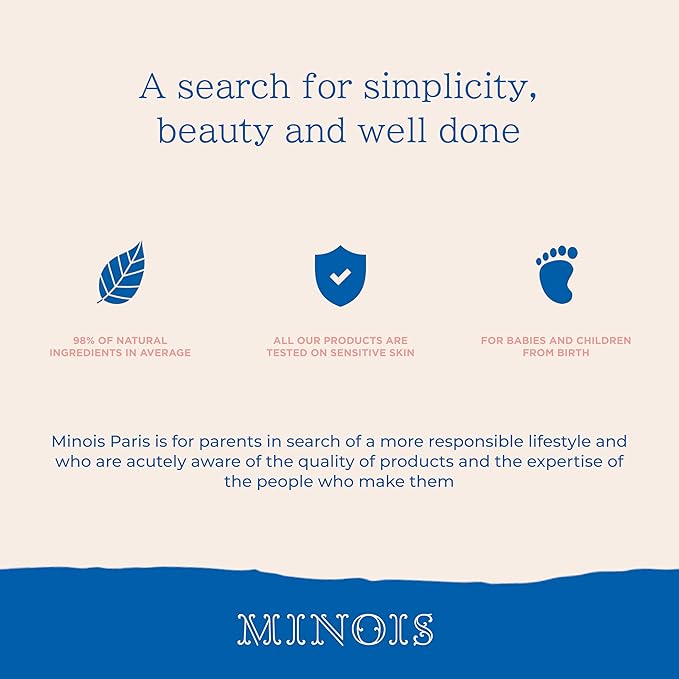 MINOIS PARIS Firming Belly Balm – 99.8% Natural Pregnancy Stretch Mark Cream – Belly Butter for Pregnancy & Postpartum – Hydrating, Firming, Gentle Care – Made in France – 3.4 fl oz