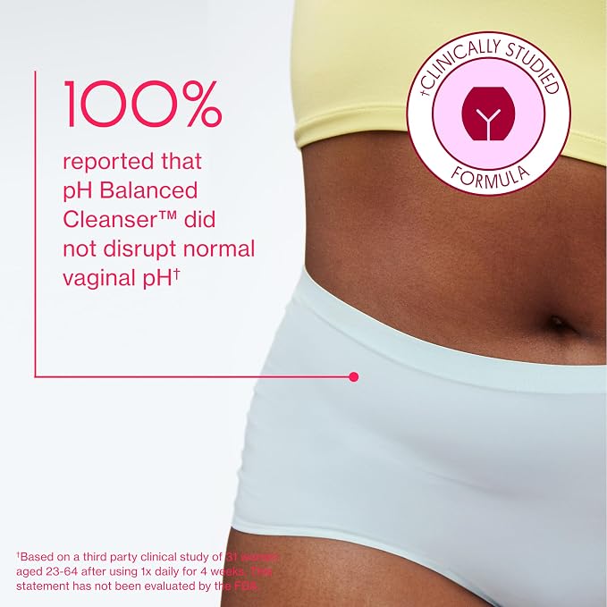Love Wellness pH Balanced Cleanser | Feminine Vulva Wash for Intimate Health & Hygiene | Fragrance-Free, Non-Irritating & pH Matched | With Aloe Vera & Calendula for Sensitive Skin | 10 Fl Oz