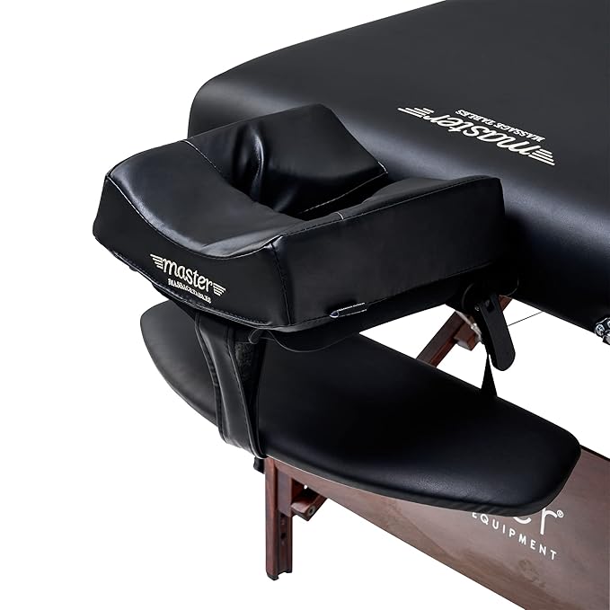 Master Massage Del Ray Pro 30" Portable Massage Table, 750lbs Capacity, Black
