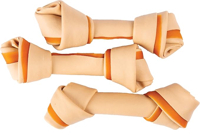 SmartBones Medium Bones Rawhide-Free Dog Treat, Real Sweet Potato, 4 Count | With Real Sweet Potato & Chicken, Easy To Digest Chew, Vitamin & Mineral Enriched, Supports Dental Health, For Medium Dogs