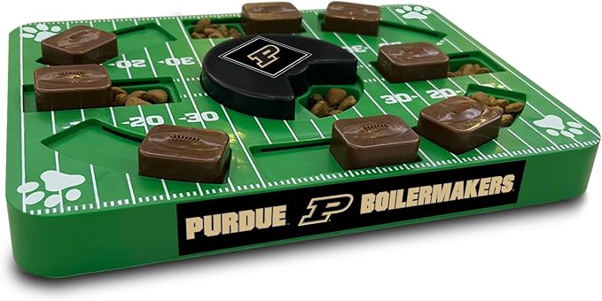 Pets First NCAA Purdue Boilermakers Interactive Dog Treat Puzzle Toy