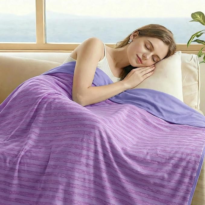Guohaoi Cooling Blanket for Hot Sleepers and Night Sweats 90"x108" King | Arc-Chill Q-Max >0.5 Cool Fiber,100% Oeko-Tex Certified Lightweight Summer Blanket for Travel/Outdoor Ultra Cold Breathable