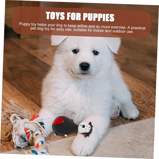 HANABASS Dog Chewing Toy Squeaky Chewable Pet Plaything for Dogs and Easy to Interactive Puppy Toy