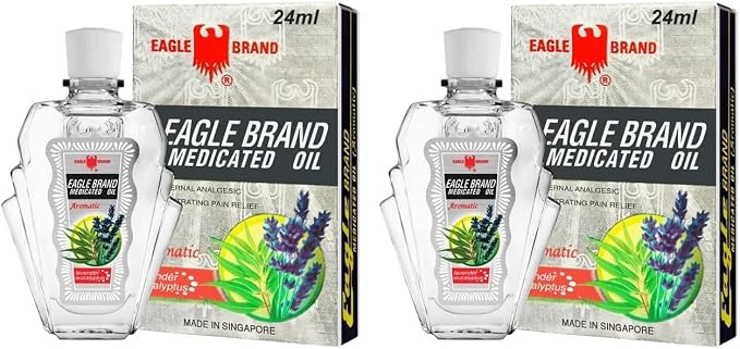 2 Packs - White Essential Oil - 2 Chai Dau Trang Con O - 24 mL per Bottle with 2 Bottles per Order