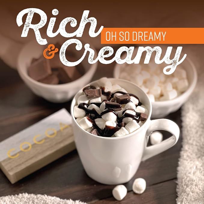 Two Rivers Coffee Hot Chocolate Pods Single Serve Cocoa Variety Sampler Pack Compatible with 2.0 Keurig K-Cup Brewers, 40 Count