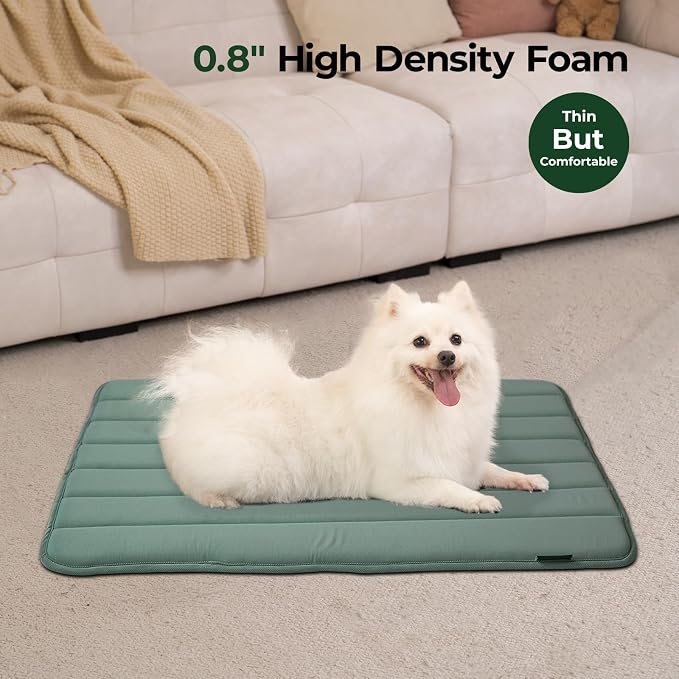 BALANCE Dog Crate Pad, Dog Foam Crate Mat Kennel Pad, Washable Water-Resistant Pet Bed Flat Dogs Cage Mat for Large Dogs