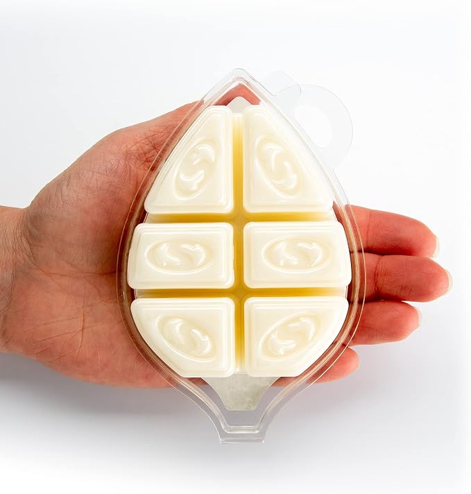 Shortie's Candle Company White Chocolate Mint Natural Soy Wax Melts - 1 Highly Scented 3 Oz. Bar - Made with 100% Soy and Essential Fragrance Oils - Phthalate & Paraffin Free, Vegan, Non-Toxic