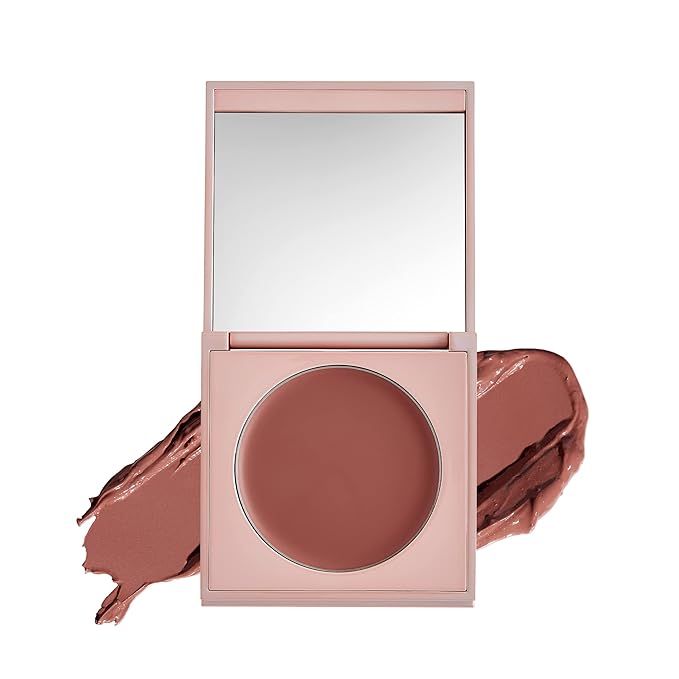 Sigma Beauty Cream Blush – Hydrating Cream Blush for Cheeks and Lips, Lightweight, Buildable Sheen Formula with Nourishing Ingredients (Cor-de-Rosa, Earthy Rose Sheen)