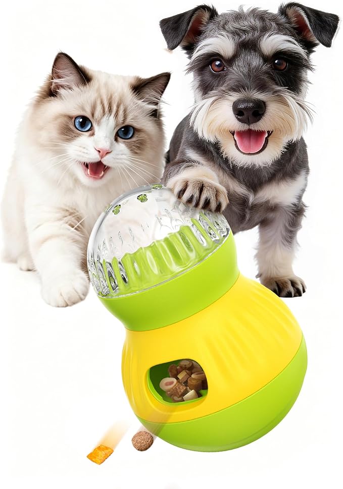 Dog Treat Dispensing Puzzle Toy Puppy Interactive Toys Slow Feeder