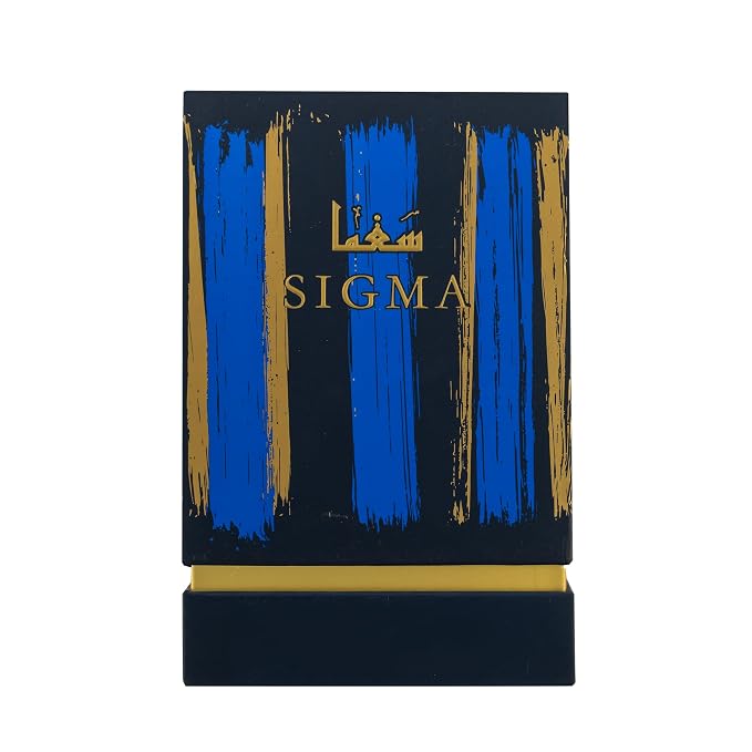 ARIAZ Sigma Men’s Eau De Parfum 3.4 Oz - Fresh Spicy Aromatic Cologne with Cinnamon, Nutmeg, Lavender, Amber & Woods - Daytime Fragrance for Spring & Summer