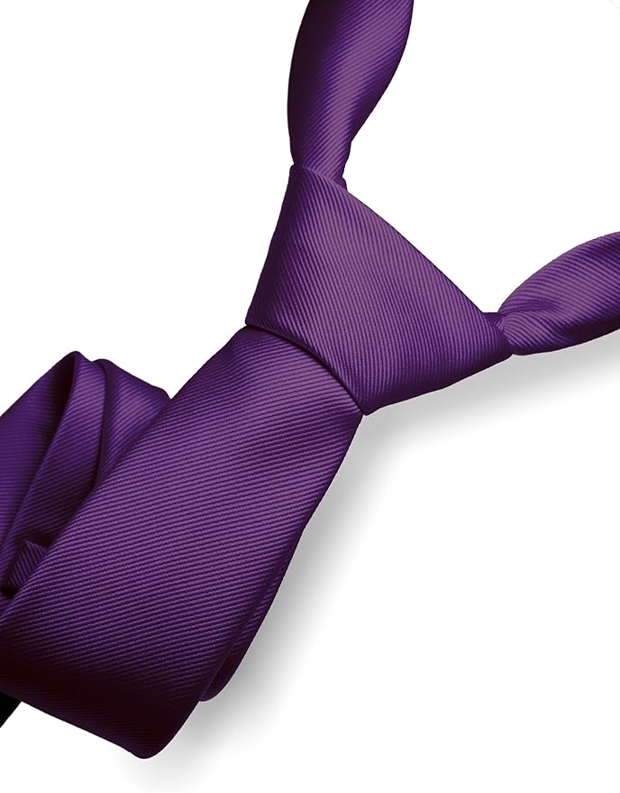 RBOCOTT Solid Color Tie Formal Necktie for Men