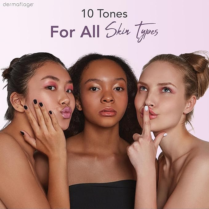 Waterproof Concealer Cream, Full Coverage Waterproof Makeup, Color Match Promise by Dermaflage, 6g/.2oz