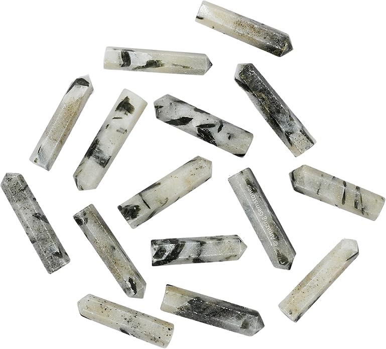 Amazing Gemstone Crystal Points Bulk Healing Crystals & Stones - Premium Single Terminated Healing Wand Point Bulk Crystals for Crafts, Crystal Grid, DIY Work