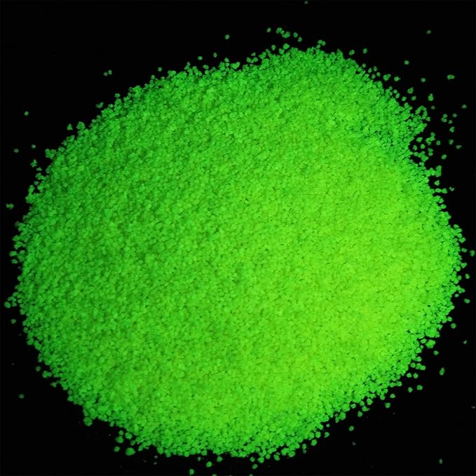TWINKLING Glow in The Dark Crushed Glass, Broken Glass Glitter, Glow in The Dark Stones Gems Chips for DIY Resin Art Epoxy Crafts, Nail Art, Jewelry Making, Geode Painting, 0.85mm(100g) (Gold Yellow)