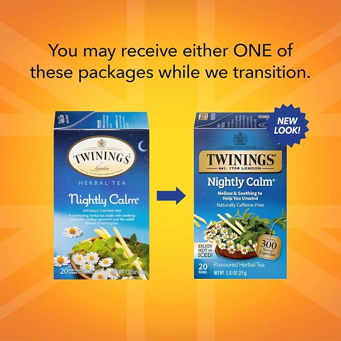Twining's Nighlty Calm Green Tea (Pack of 2)