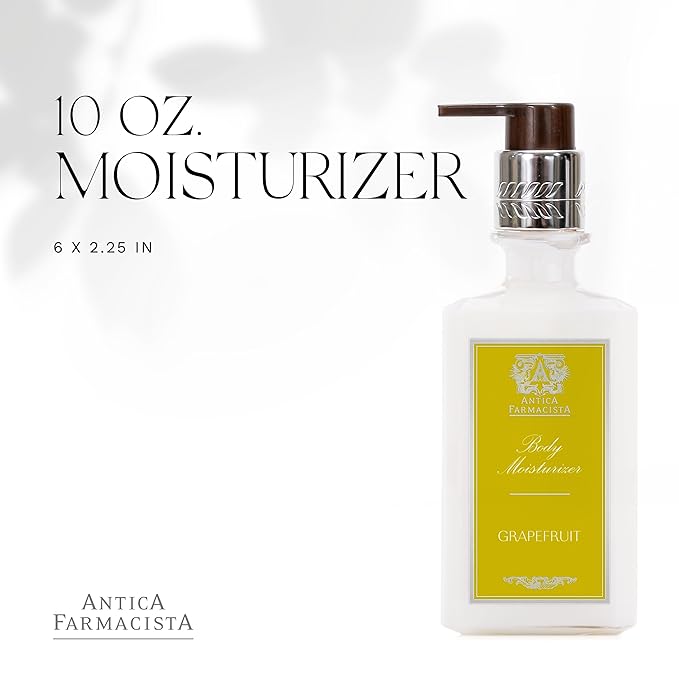 Antica Farmacista Body Moisturizer - Scented Moisturizing Lotion with Aloe Vera, Green Tea & Sweet Almond Oil - Luxury Gift for Any Occasion - Grapefruit, 10 fl oz