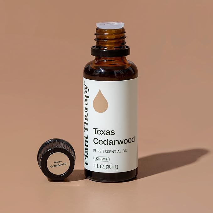 Plant Therapy Texas Cedarwood Essential Oil 30 mL (1 oz) 100% Pure, Undiluted, Aromatherapy for Mood Support and Clear Breathing