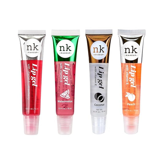 NICKA K NEW YORK Lip Gel, Hydrating, Lightweight, Glides on Effortlessly, Non Sticky Finish Lip Gel Colors (AMZ034)
