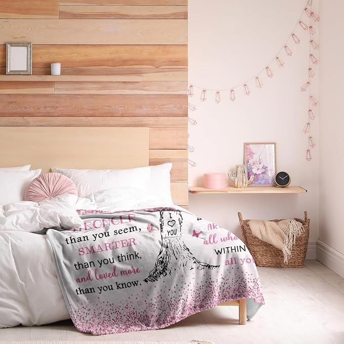 Vuinezo Birthday Gifts for Women Blanket 50"X60" | Birthday Gifts for Girls/Mom/Sister/Wife，Gifts for Her Birthday, Bday Gift for Her