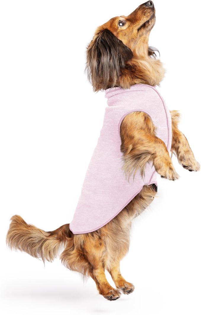 Goldpaw Dog Sun Shirt with UV Protection - Lightweight, Cooling Sun Protection Clothing for Dogs - Reduce Heat Absorption - Pet Clothes Made in the USA - Machine Washable - Size 12 - Pink Lemonade