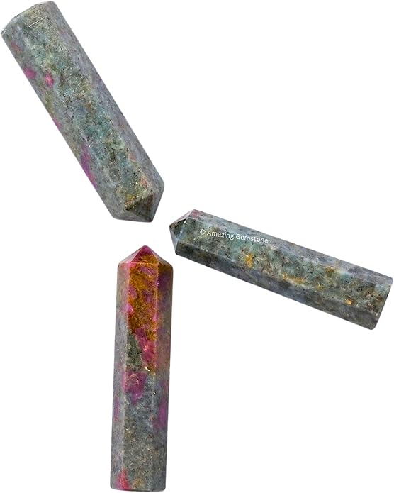 Amazing Gemstone Crystal Points Bulk Healing Crystals & Stones - Premium Single Terminated Healing Wand Point Bulk Crystals for Crafts, Crystal Grid, DIY Work