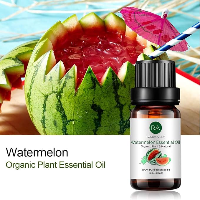 2-Pack Watermelon Essential Oil, Pure, Undiluted, Therapeutic Grade Watermelon Oil - 2x10 mL