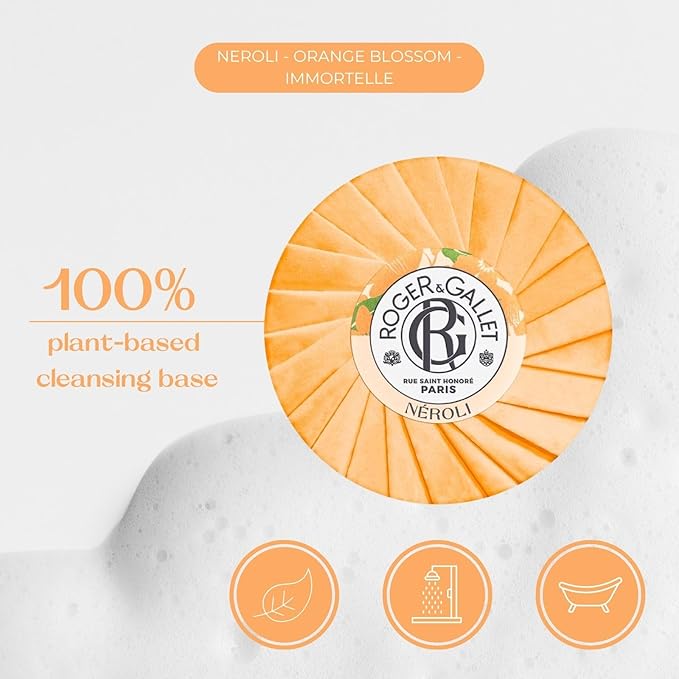 ROGER & GALLET | Body Wash & Body Soap for Women | Neroli 3.5 oz