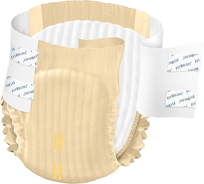 MEDLINE FITEXTRAXLG FITEXTRAXLGZ FitRight Extra Briefs (Pack of 20)