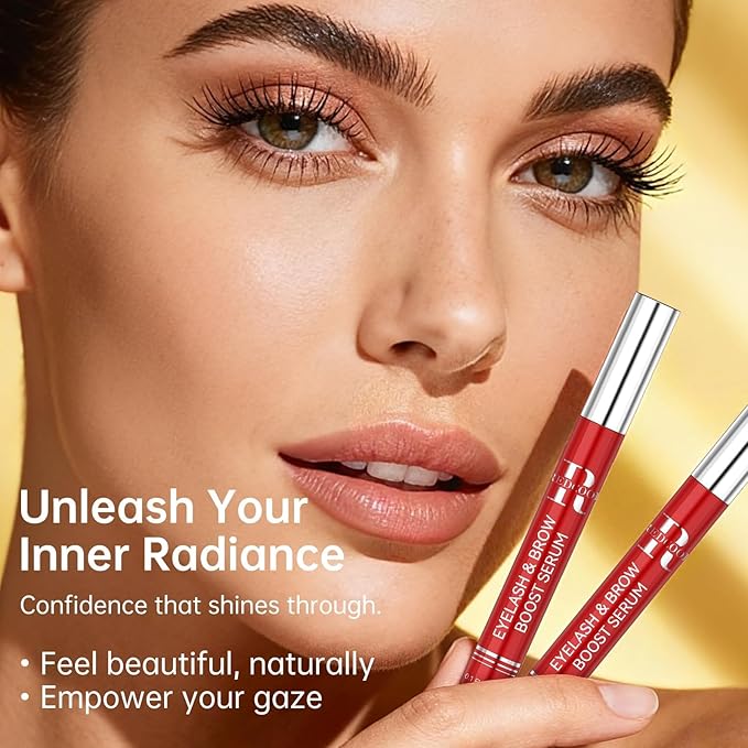 Eyelash Serum with Peptides & Biotin – Lash Enhancing Serum for Fuller-Looking Lashes, Helps Condition, Strengthen & Reduce the Look of Lash Breakage