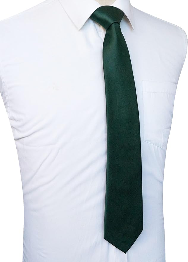 JEMYGINS Solid Color Tie Mens Necktie for Business and Wedding