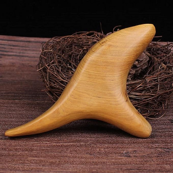 Broman Reflexology Tools, Wood Therapy Massage Tools, Widely Used as Head Neck Hand Waist Calf Leg Foot Massager, Small Tool but High Usefulness – Triangle Massager