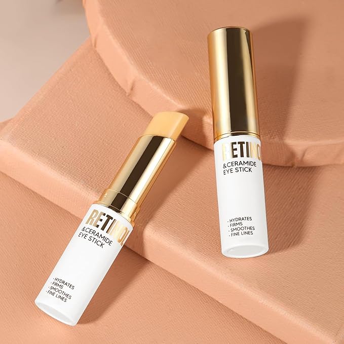 VSTYLE Retinol Eye Stick, Cream Balm Body Moisturizing Lip Blam Neck Cream Portable Eye Skin Stick Anti-Wrinkle Removing Dark Circles Fine Line Moisturizing for Women Man Daily Skin Care