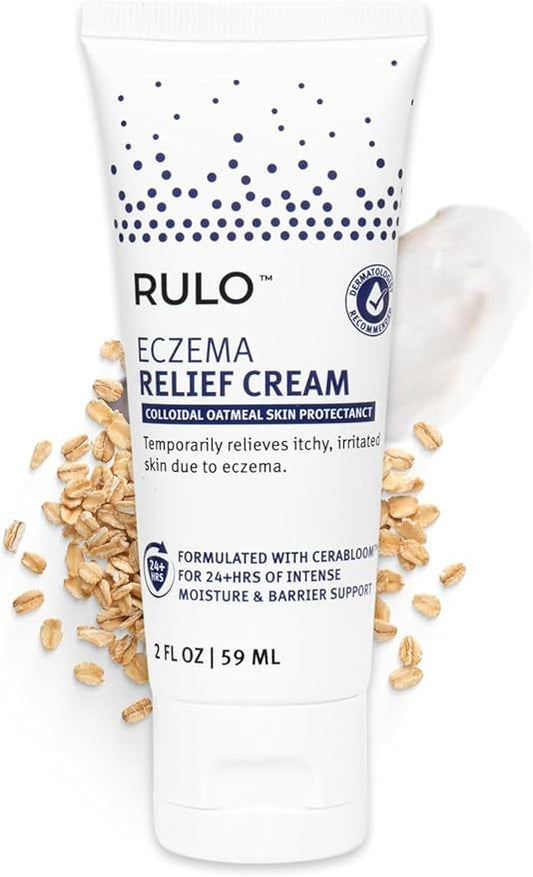 Eczema Relief Cream | Clinical-Strength Itch Relief & Dermatitis Treatment for Adults, Baby and Kids | Advanced Eczema Therapy and Skin Barrier Repair, Colloidal Oatmeal for Itchy Skin | 2 Fl Oz