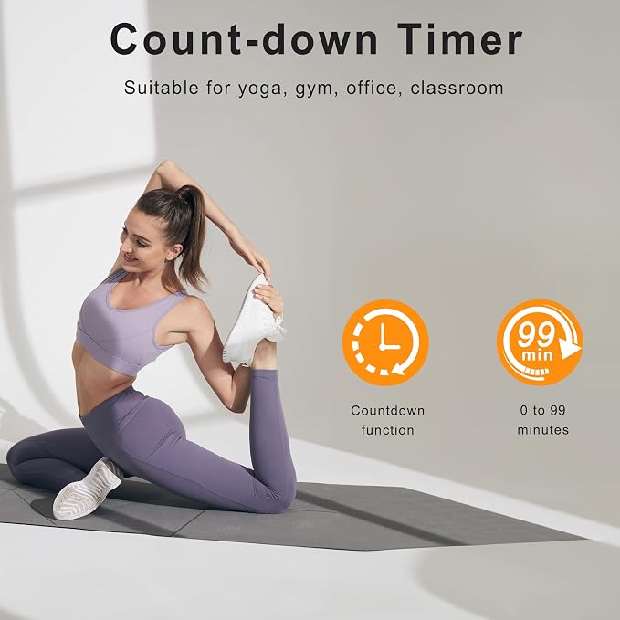 JALL 13" Large Digital Wall Mount Clock, Count Down Timer, Alarm, Big LED, DST, Temperature for Living Room Classroom Desk, Xmas, Birthday Gift for Senior Mom Dad, RGB
