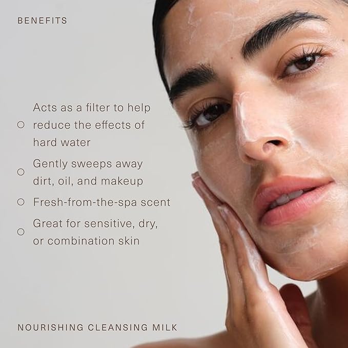 Oak Essentials Nourishing Cleansing Milk | Gentle Makeup Remover Face Wash with Oat Amino Acids, Rice Bran & Rosemary Extract, 5 Oz