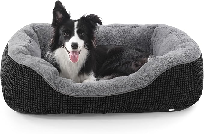 Dog Bed Medium Size, Orthopedic Warming Soft Calming Sleeping Durable with Anti-Slip Bottom