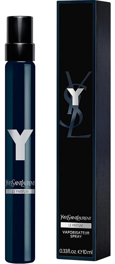 Yves Saint Laurent Y LE PARFUM Spray with Cedarwood & Lavender for Men, 0.33 oz/10 ml Travel Spray