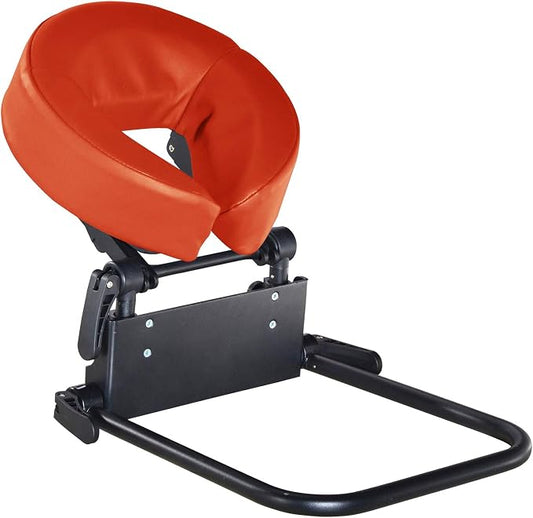 Master Massage Home Use Sleeping Mattress Top Massage Kit-Adjustable Headrest Face Pillow Cradle & Face Cushion Support Bracket, Head Rest Support- Eye Surgery Recovery - Cinnamon