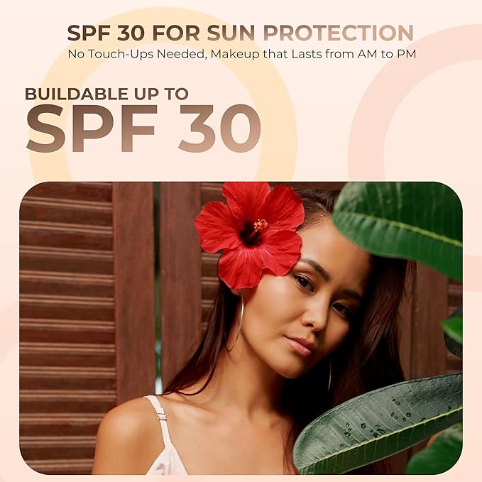 DEEP TAN FOUNDATION (5g Sample Size Jar) – Mineral Loose Powder Makeup – Matte Finish, Buildable Natural Coverage for Deep Tan Skin – Sweet Face Minerals, SPF 30