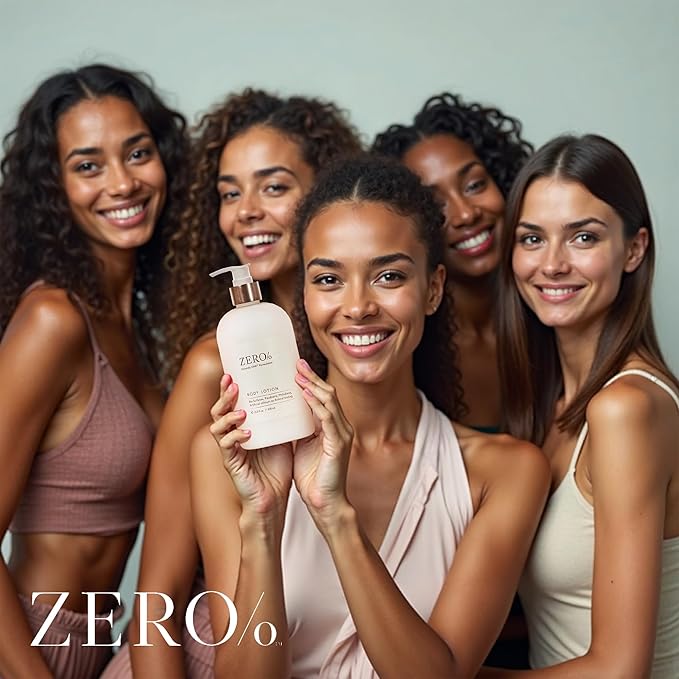 Zero% Unisex Body Lotion - 15.5oz - Light and fresh, Nourishing, Zero Parabens, Sulfates, and Phthalates
