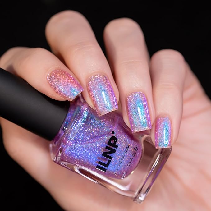 ILNP Flower Child - Soft Pink Shimmer Nail Polish, Chip Resistant Manicure, Non-Toxic, Vegan, Cruelty Free, 12ml