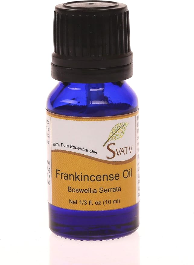 Frankincense Essential Oil for Yoga Massage & Therapeutic Grade, Boost Uplifted Mood & Room Fragrance Oil for Diffuser, Aromatherapy Oils, DIY Personal Care - 10ml