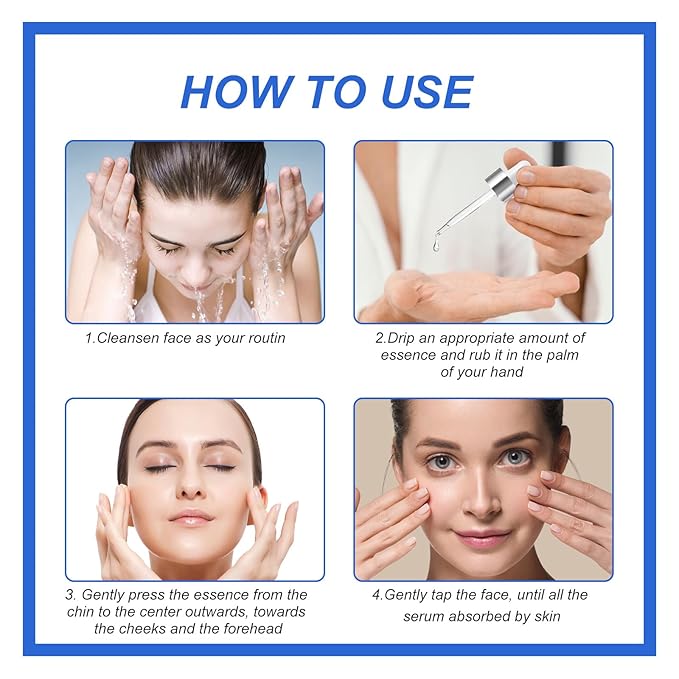 Facial Serum 1 Fl Oz, Anti Aging Serum For Face, Instant Face Tightening, Reduce Fine Lines, Wrinkles, Boost Skin Collagen, Hydrate & Plump Skin