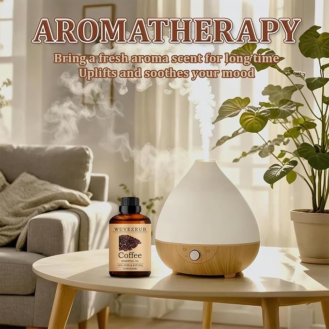 Coffee Essential Oil 240ML - 100% Pure and Natural Oils for Aromatherapy Diffuser - 8 Fl Oz/Coffee