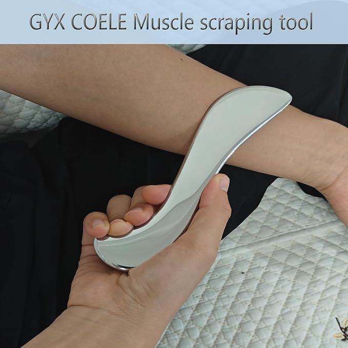 7 in 1 Stainless Steel Muscle Scraper Tool Set,IASTM Tool KIT, Fascial Release, Scar Tissue Massage, Physical Therapy Scraping Tools